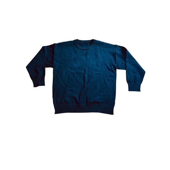 Halara Round Neck Dropped Shoulder Long Sleeve Casual Sweater - Picture 10 of 13